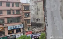 Vụ sập tòa nhà 6 tầng tại Trung Quốc: Xác nhận hơn 60 người mắc kẹt hoặc mất tích