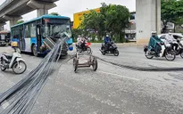 Hà Nội sẽ tăng cường kiểm tra, xử lý xe tự chế chở hàng cồng kềnh gây nguy hiểm