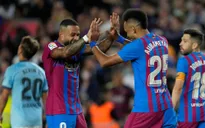 Aubameyang giải cơn khát bàn thắng, Barca thắng dễ Celta Vigo
