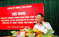 Đảng ủy Vùng 2 Hải quân tổng kết về lãnh đạo công tác kỹ thuật trong tình hình mới
