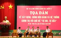 Tuổi trẻ Bộ Tư lệnh Vùng Cảnh sát biển 3 tọa đàm về xây dựng, chỉnh đốn Đảng và hệ thống chính trị