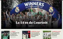 Báo chí châu Âu ca ngợi thủ thành Courtois và HLV Ancelotti