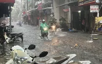 Khu vực Bắc và Trung Bộ có nơi mưa rất to, lượng mưa trên 200mm