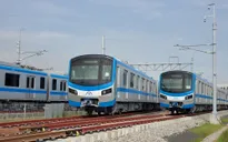 Đưa đoàn tàu metro số 16 17 về depot Long Bình, chuẩn bị chạy thử