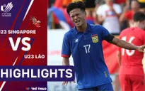 Highlights | U23 Singapore 2-2 U23 Lào (Bảng B bóng đá nam SEA Games 31)