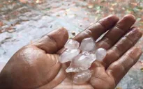 Mưa đá xuất hiện ở TP Hồ Chí Minh