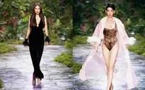 Xuân Lan - Thanh Hằng "đọ" catwalk trong show NTK Hà Linh Thư