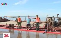 Bắt giữ hàng chục phương tiện nghi khai thác cát lậu
