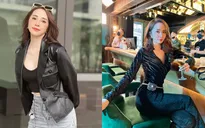 Thời trang bó sát gợi cảm của Quỳnh Nga trong phim mới