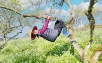 Vân Dung tươi rói trong hậu trường "Chồng cũ, vợ cũ, người yêu cũ"