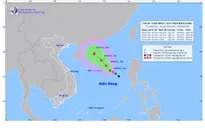 Áp thấp nhiệt đới giật cấp 8 cách quần đảo Hoàng Sa khoảng 500km
