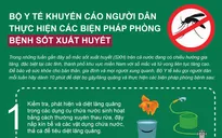 [Infographic] Phòng dịch sốt xuất huyết đơn giản chỉ với 10 phút mỗi tuần