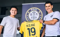 Quang Hải "chiếm sóng" trong buổi ra mắt tân binh của Pau FC