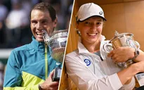 Rafael Nadal và Iga Swiatek đón sinh nhật đáng nhớ tại Pháp mở rộng