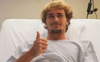 Zverev phẫu thuật đứt dây chằng, không tham dự Wimbledon