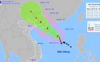 Bão số 1 tiếp tục mạnh thêm