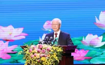 Diễn văn của Tổng Bí thư tại Lễ kỷ niệm 60 năm Ngày thiết lập quan hệ ngoại giao và 45 năm Ngày ký Hiệp ước Hữu nghị và hợp tác Việt Nam-Lào