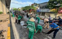 Hà Nội: Truy tìm lái xe chở đất làm rơi vãi nhiều km trên đường Nguyễn Trãi