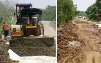 Chậm tiến độ thi công đường đến Mũi Cà Mau