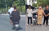 "Trổ tài" bốc đầu xe máy, nam thanh niên bị phạt hơn 4 triệu đồng