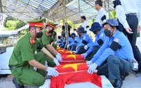 Truy điệu, an táng 20 hài cốt liệt sĩ quân tình nguyện, chuyên gia Việt Nam hy sinh tại Campuchia