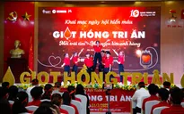 Khai mạc ngày hội hiến máu "Giọt hồng tri ân" lần thứ 12