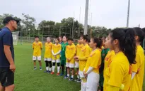 ĐT nữ U18 Việt Nam tập nhẹ sau trận thắng Indonesia
