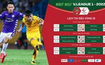 Trước vòng 10 Night Wolf V.League 1-2022: “Đại chiến” tại sân Hàng Đẫy!
