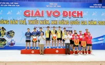 Bế mạc Giải vô địch Bóng bàn trẻ, thiếu niên, nhi đồng quốc gia năm 2022