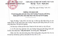 Nợ tiền ôn thi, 9 học sinh bị giữ giấy báo dự thi