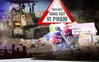 Tiêu hủy hàng tấn hàng hóa, thực phẩm nhập lậu
