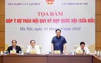Chủ tịch Quốc hội: Sửa đổi Nội quy Kỳ họp Quốc hội để nâng cao chất lượng kỳ họp