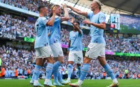 Thắng đậm Bournemouth, Man City vững ngôi đầu