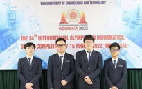 Cả 4 thí sinh Việt Nam dự thi Olympic Tin học quốc tế 2022 đều giành huy chương