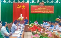 Kiểm tra công tác phòng, chống thiên tai tại tỉnh Vĩnh Long