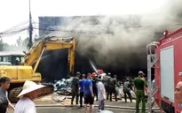 Cháy kho hàng gia dụng gây thiệt hại lớn tại Tuyên Quang