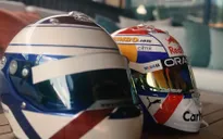 Max Verstappen và chiếc mũ để tri ân cha mình tại GP Hà Lan