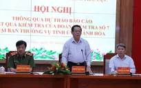 Kiểm tra công tác phòng chống tham nhũng tiêu cực tại Khánh Hòa