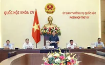 Khai mạc phiên họp thứ 15 của Ủy ban Thường vụ Quốc hội