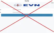 Xuất hiện trang web giả mạo thương hiệu EVN