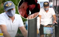 Leonardo DiCaprio thong thả đạp xe dạo phố sau đêm hẹn hò với siêu mẫu Gigi Hadid