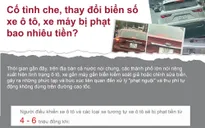 [Infographic] Cố tình che, thay đổi biển số xe bị phạt bao nhiêu tiền?