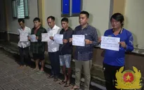 Bắt nhóm đối tượng cho vay lãi nặng và ném chất bẩn đòi nợ