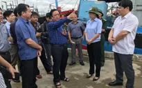 Kiểm tra công tác ứng phó với cơn bão số 4 tại Quảng Ngãi