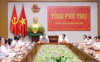 Thủ tướng: Phú Thọ phải tự lực, tự cường vươn lên, trở thành tỉnh phát triển hàng đầu trong vùng