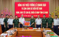 Cảnh sát biển phối hợp bảo vệ chủ quyền an ninh biên giới vùng biển Cà Mau