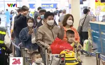 Sân bay Tân Sơn Nhất đông đúc người dân về quê đón Tết sớm