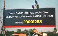 Cảnh báo pháo hoa, pháo giấy đe dọa an toàn hành lang lưới điện