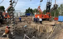Vụ cháu bé rơi xuống ống cọc bê tông: Bộ GTVT điều cán bộ kỹ thuật ứng cứu