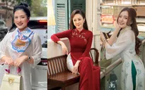 Ngắm áo dài diện Tết của các MC, BTV